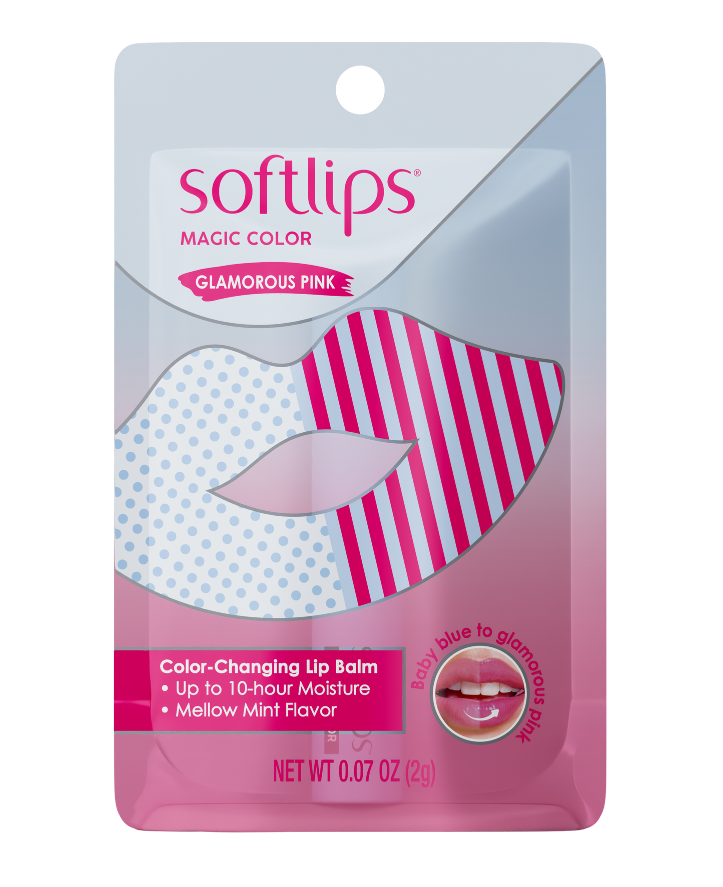 Softlips Magic Color Changing Lip Balm Glam Pink