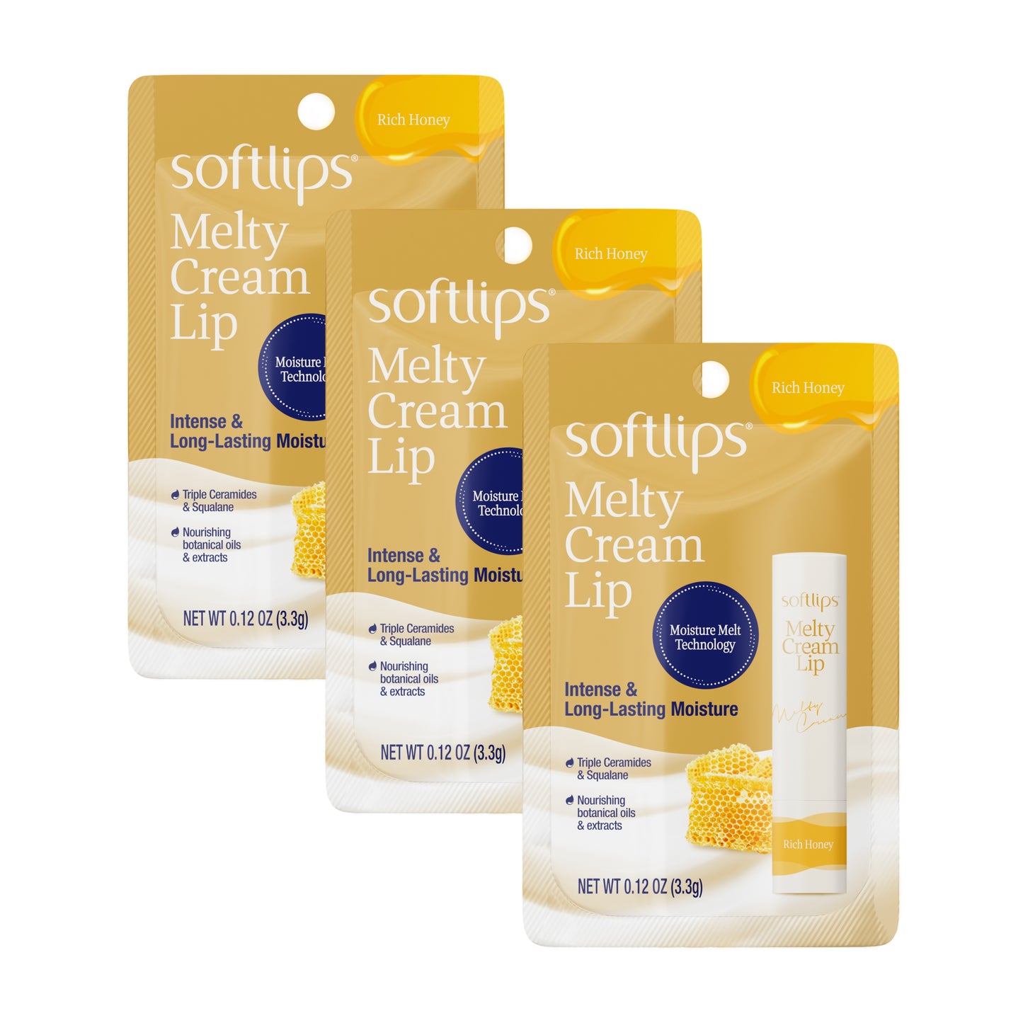 Melty Cream Lip Rich Honey Lip Balm