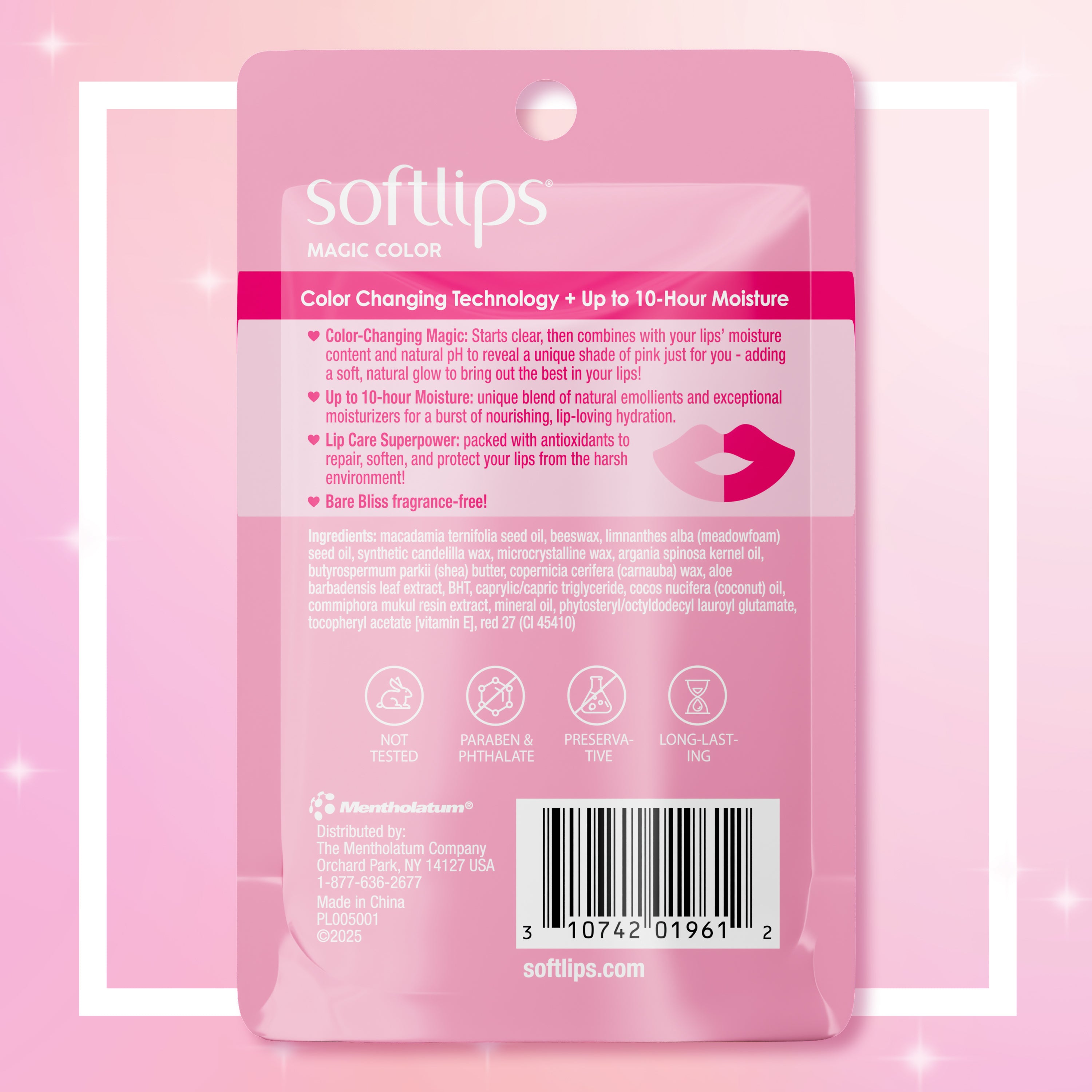 Magic Color Lip Rose Pink – Softlips Lip Balm
