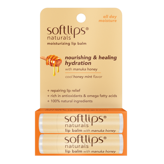 Naturals Lip Balm with Manuka Honey - 2 Pack