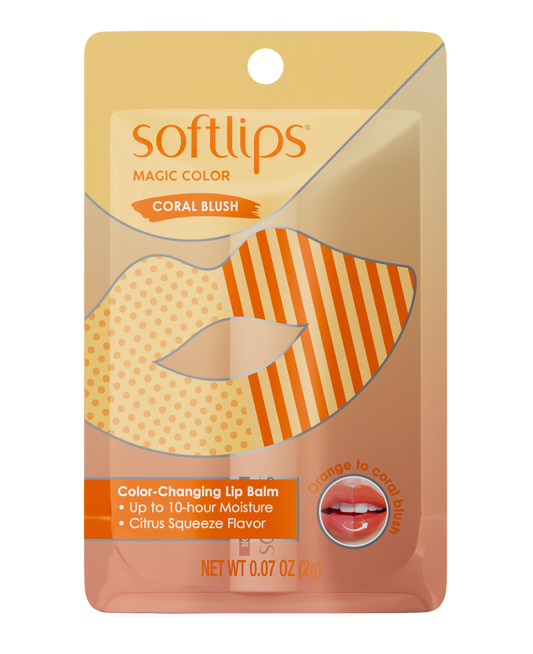 Softlips Magic Color Changing Lip Balm Coral Blush