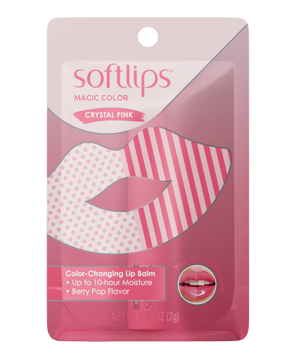 Softlips Magic Color Changing Lip Balm Crystal Pink
