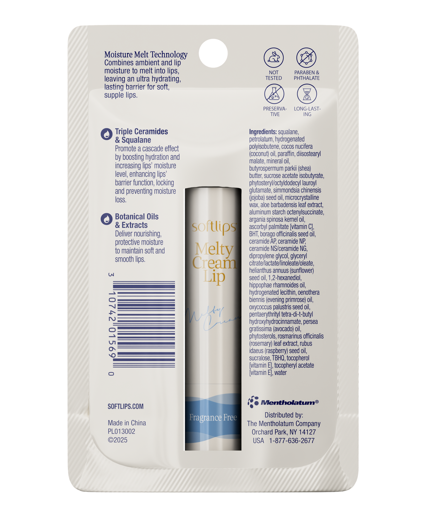 Softlips Melty Cream Lip Balm Unscented