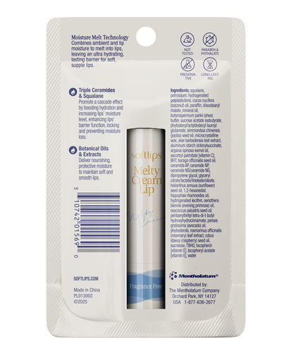 Softlips Melty Cream Lip Balm Unscented