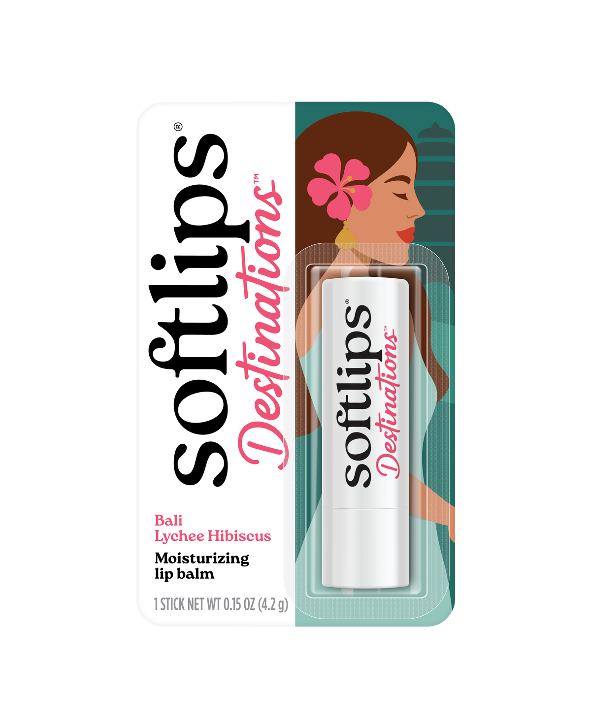 Destinations Bali Lychee Hibiscus Lip Balm