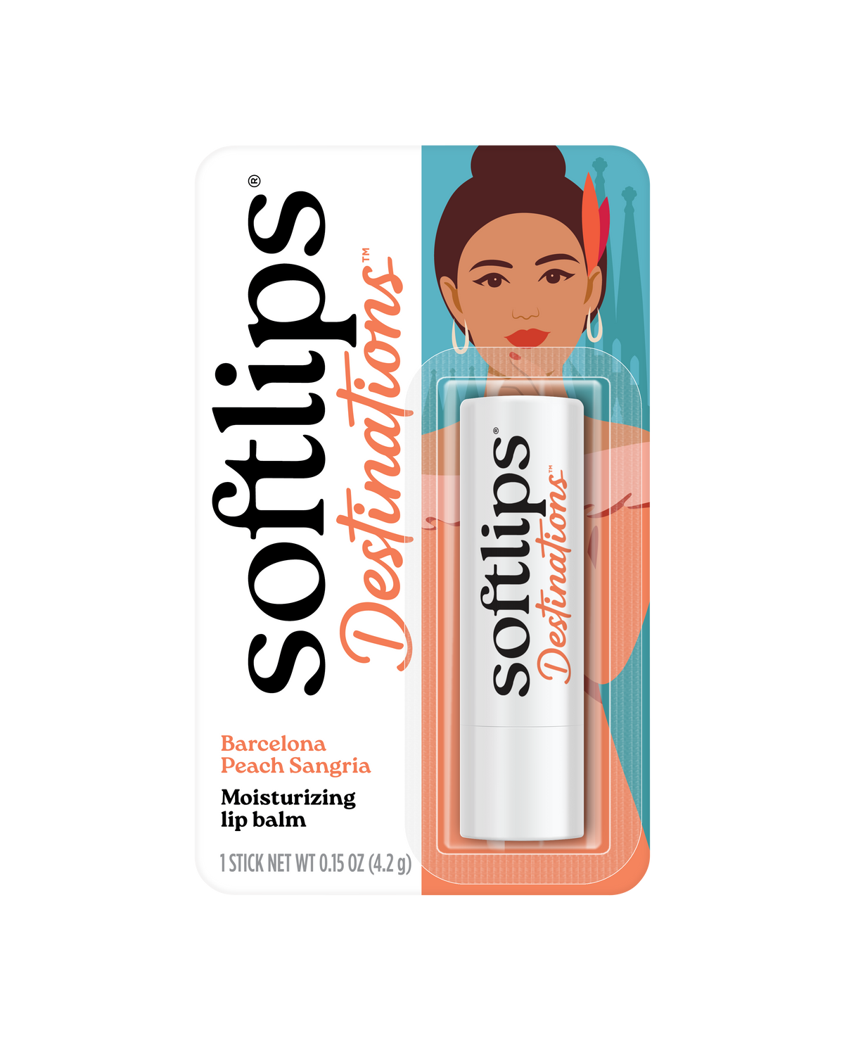 Destinations Barcelona Peach Sangria Lip Balm