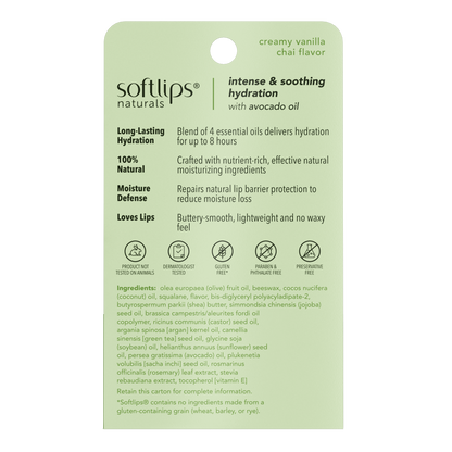 Naturals Lip Balm with Avocado Oil - 2 Pack