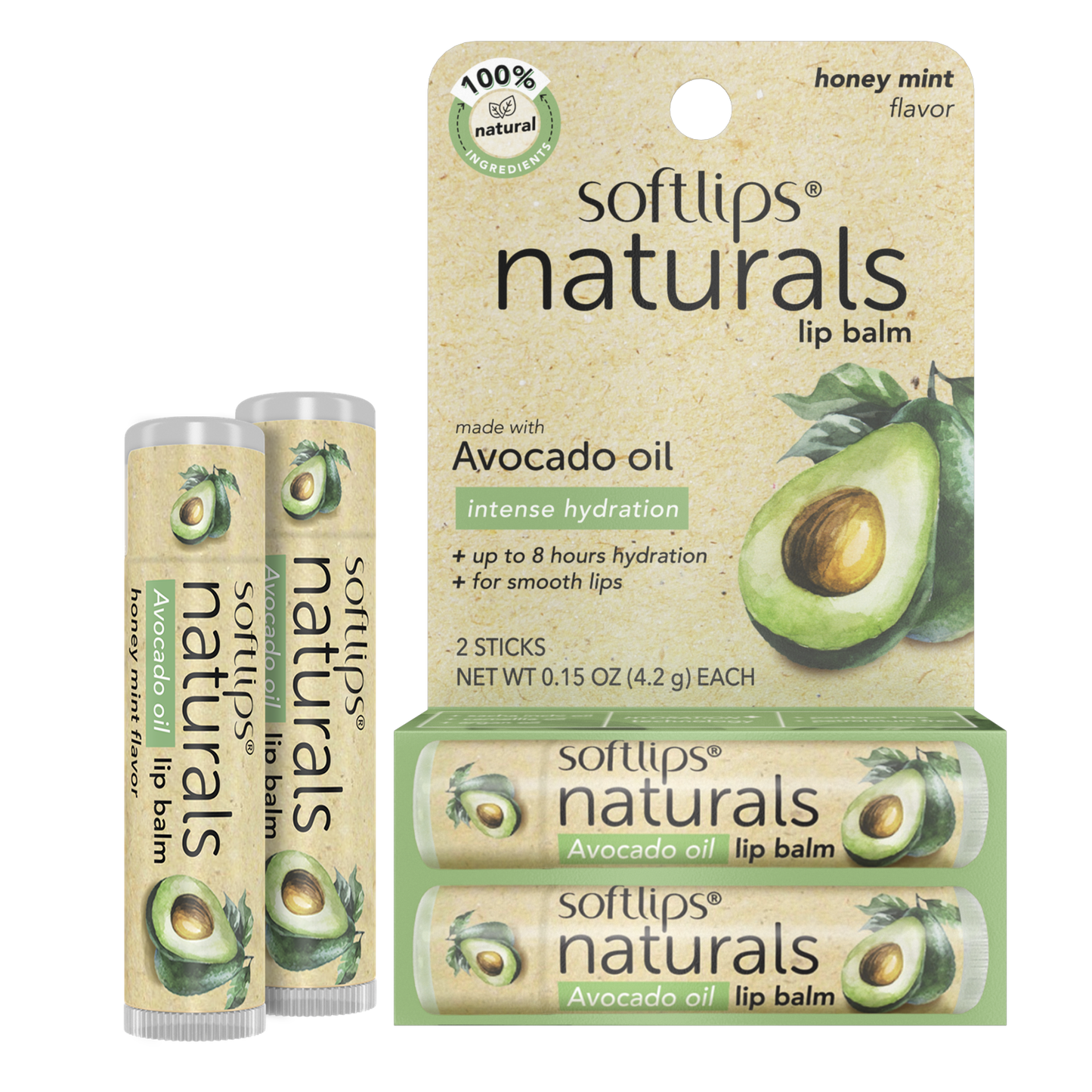 Naturals Lip Balm with Hemp Seed Oil Duo – Softlips Lip Balm